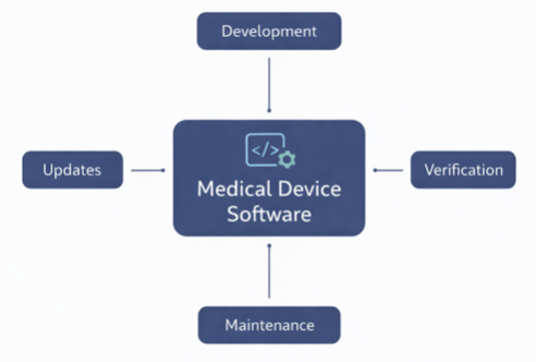 IEC 62304 software lifecycle overview for medical device development