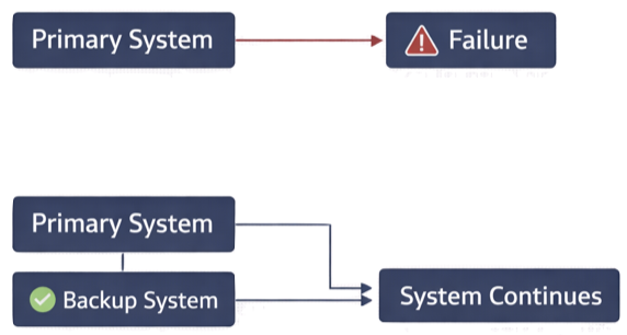 comparison between single system and redundant system in automotive functional safety